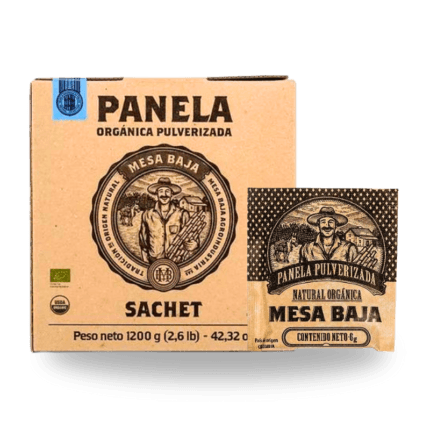 Sachet Panela Orgánica Pulverizada Orgánica 1200gr