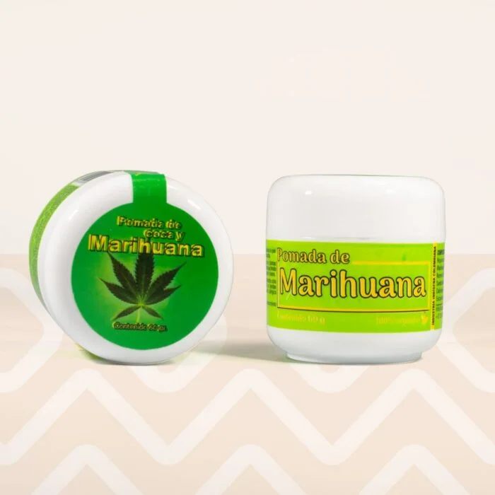 Pomada de Coca y marihuana